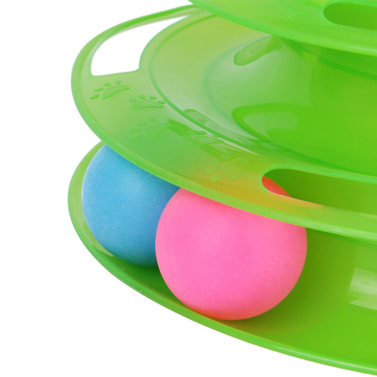 Cat Crazy Ball Disk Toy | 3-Layer Interactive Amusement Plate for Cats & Kittens